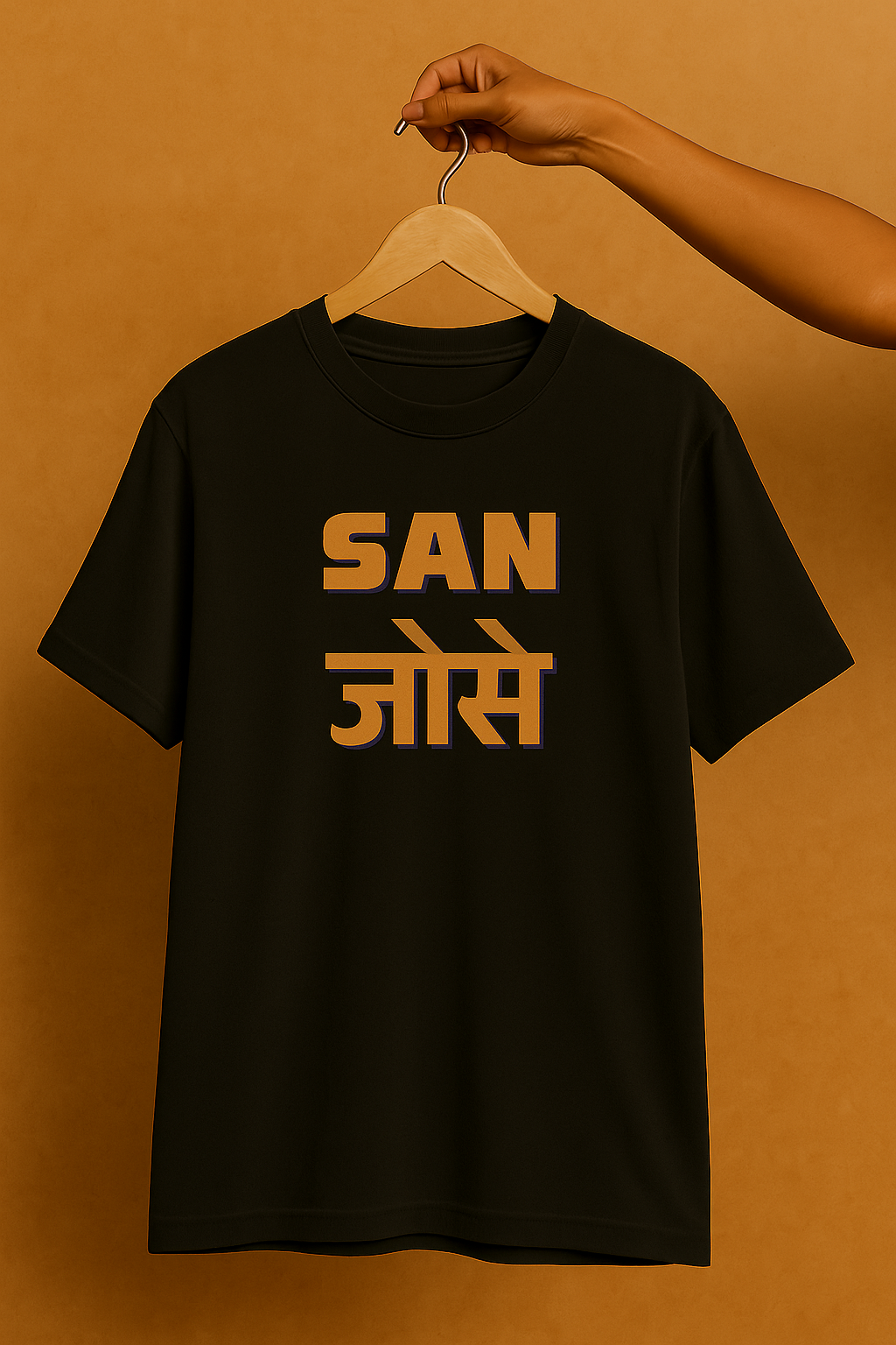 The "San जोसे" Cotton Crew Tee