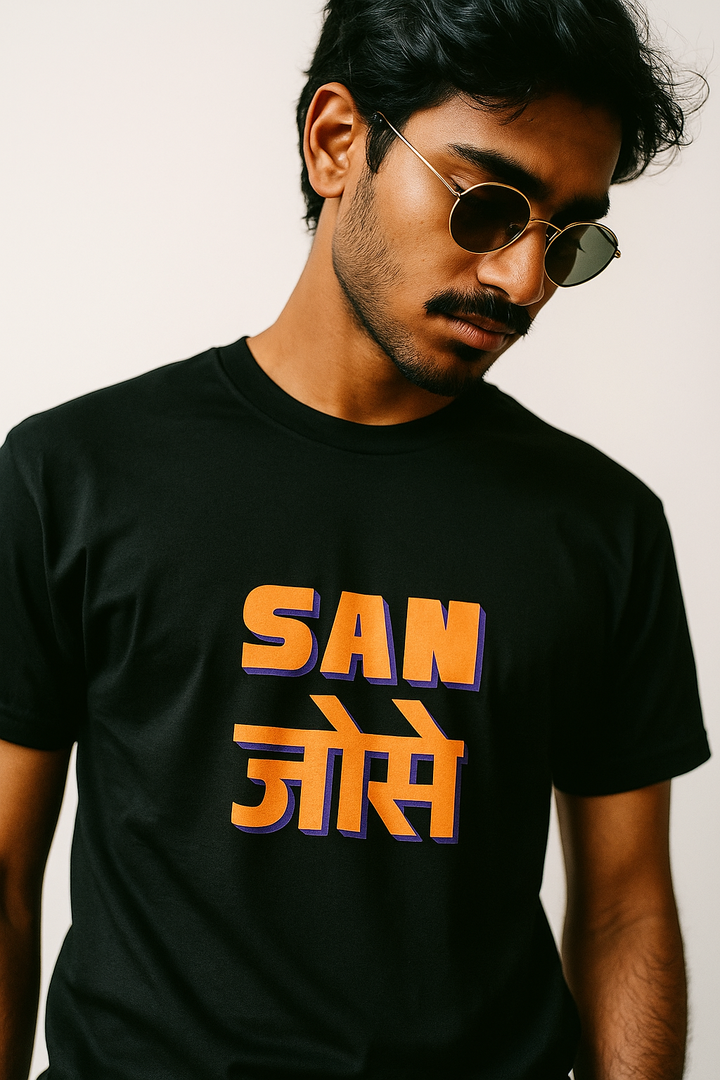 The "San जोसे" Cotton Crew Tee