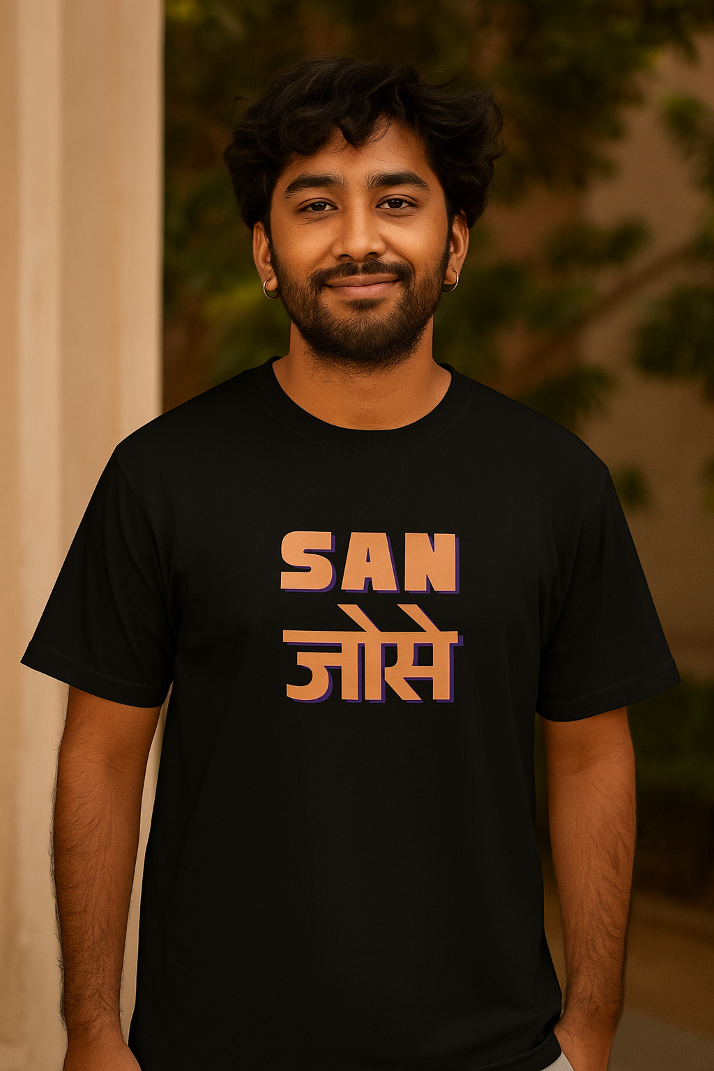 The "San जोसे" Cotton Crew Tee