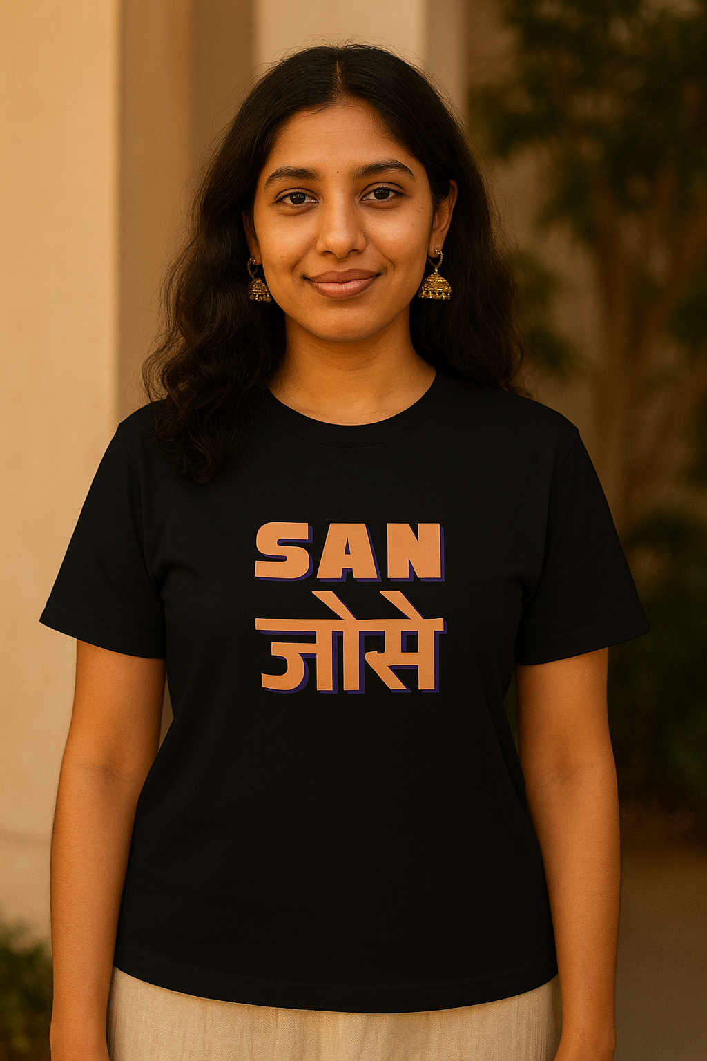 The "San जोसे" Cotton Crew Tee